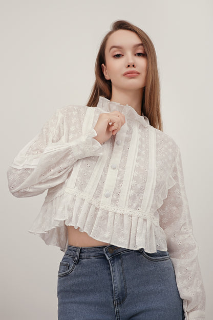 Celeste Embroidered Blouse