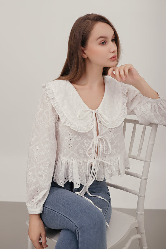 Meadow Embroidered Blouse (Pre-Order)